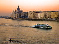 Sunset on the Danube