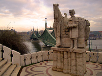 St. Stephen and the Liberty Bridge.