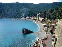 The modern side of Monterosso
