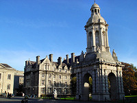 Founded in 1592, the college boast alumni the likes of  John Donne, Oscar Wilde, and Jonathan Swift.  It's library houses the Book of Kells and the Brian Boru Harp.