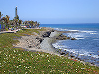 The lighthouse at Maspalomas was built in the 1890's mainly to help guide steam ships crossing the Atlantic.
