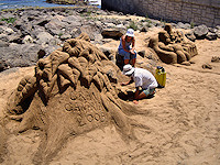 While the sandy beach at Maspalomas is natural, many beaches in the Canary Islands are made of sand imported from Africa.