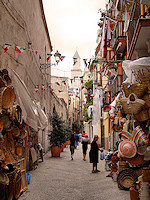 Bari's old city has many narrow alleys.