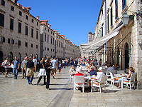 Dubrovnik is loaded with places to sit and relax with a cold drink.