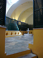 The dressing area offered privacy and lockers.