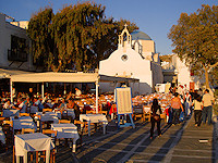 Mykonos is known for its nightlife.