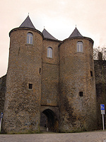 This gate dates to the 11th century  and is one of the few structures left from Luxembourg's extensive fortifications.