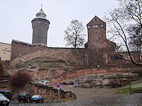 The Kaiserburg has three sections and hosted many Holy Roman Emperors.