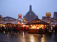 The Frauenkirche was built in the 14th century on the ruins of a synagogue destroyed during  one of several pogroms.