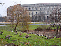 The Kongresshalle now houses a museum dedicated to remembering the horrors of the Third Reich.