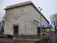 The substation was built to provide power to the "cathedral of light".