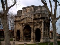 The Arc de Triomphe in Orange