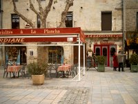 La Gardiane restaurant on the town square.