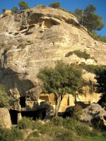 More of the caves at Calès.