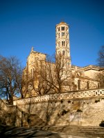 One of the towers in Uzès