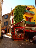 The old town of Cannes.