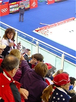 Rowdy curling fans