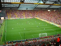 Fritz Walter Stadium during Paraguay and Trinidad & Tobago