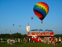 Ice cream and balloons