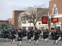 Wearing kilts in the chilly month of March.