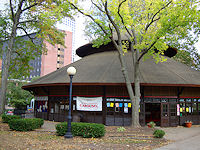 One of only about 200 carousels left in the US, the Bushnell carousel has been spinning since 1914.