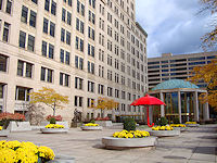 Built in 1919 for Travelers Insurance Co., the tower was the tallest outside of New York at the time.