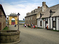 View to the quay at Louisbourg