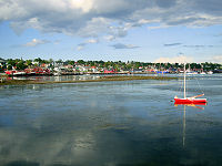 The seaside town of Lunenburg