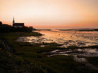 northumberland sunset