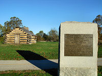Soldiers barracks at Valley Forge.