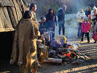 native people from a number of tribes were available for questions.