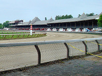 The final stretch at Saratoga Springs