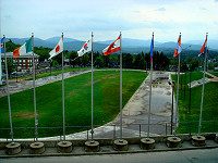 The speed skating oval where Eric Heiden won five gold medals. (Can you see the ski jumps in the distance?)