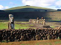 Ahu Tongariki and the Poike Peninsula.