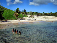 Anakena Beach.