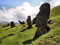 Rano Raraku quarry.