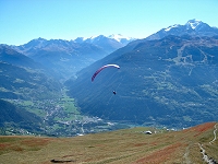 A popular spot for paragliders